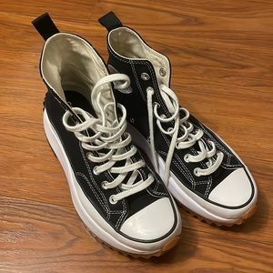 Converse Run Star Hike Platform Sneakers - W9 M7.5